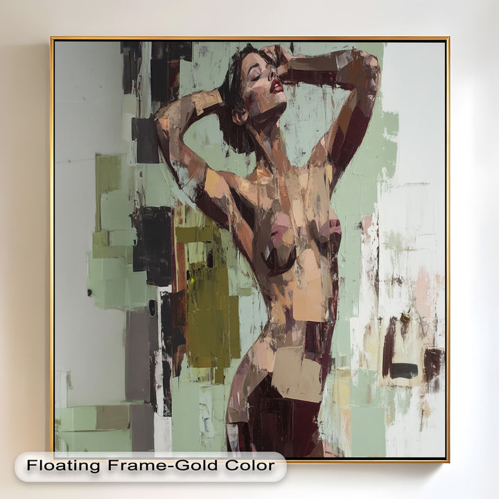 Sensual Geometry – Contemporary Female Nude Oil Painting