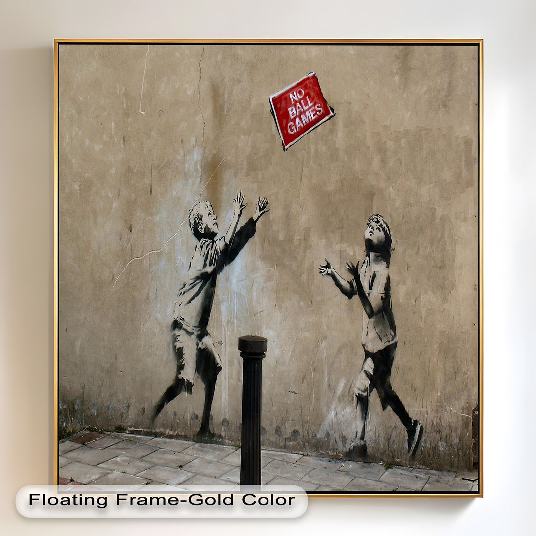 No Ball Games – Banksy Oil Painting