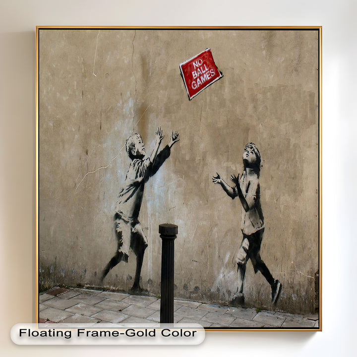No Ball Games – Banksy Oil Painting
