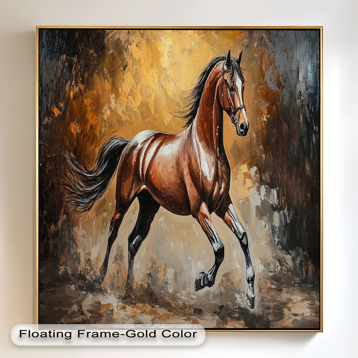 Majestic Horse – Modern Oil Painting