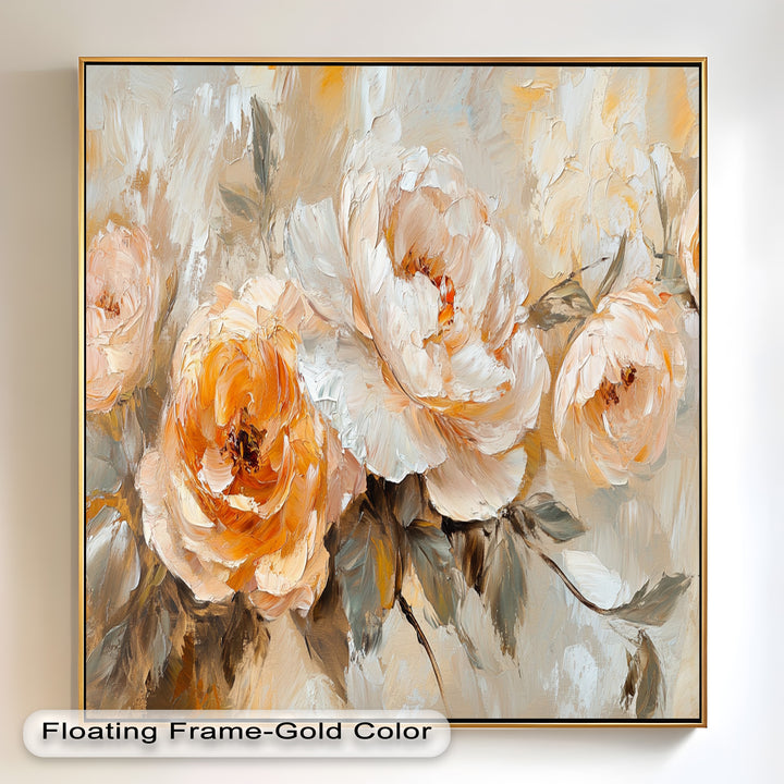 Peony Flowers – Botanical Oil Painting