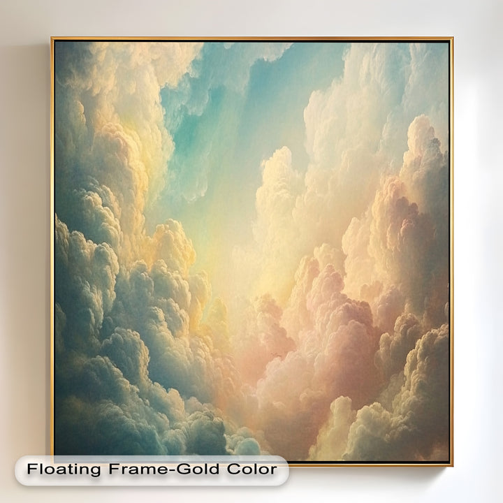 Heavenly Sky Glow – Modern Oil Painting