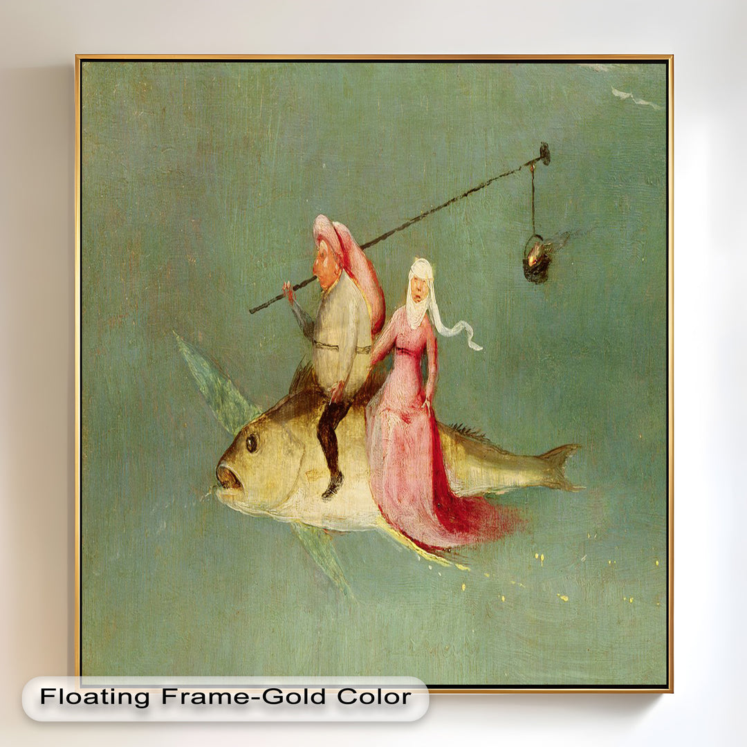 Riders of the Surreal Sea – Renaissance Oil Painting