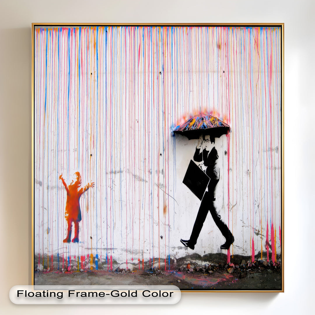 Colorfall Dissonance – Banksy Oil Painting