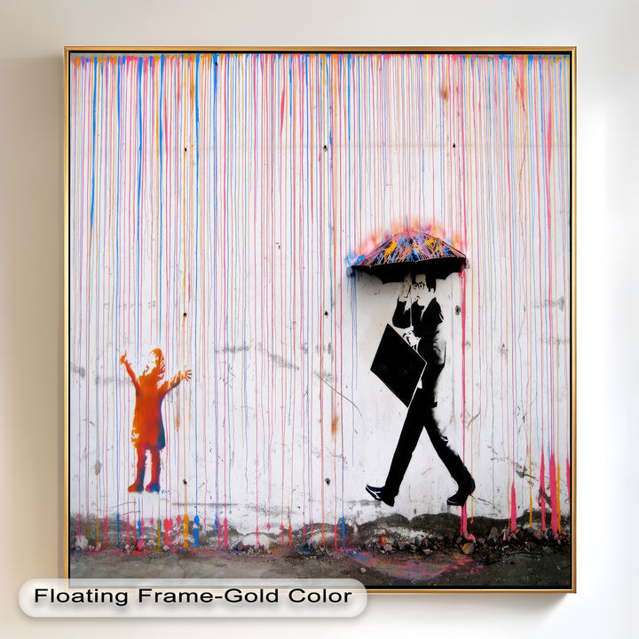 Colorfall Dissonance – Banksy Oil Painting