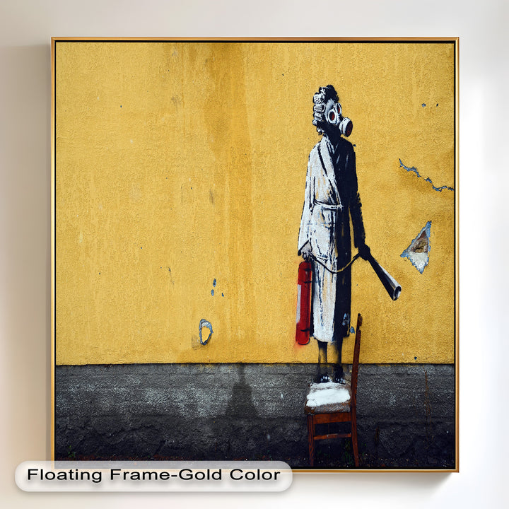 Domestic Rebellion – Banksy Oil Painting