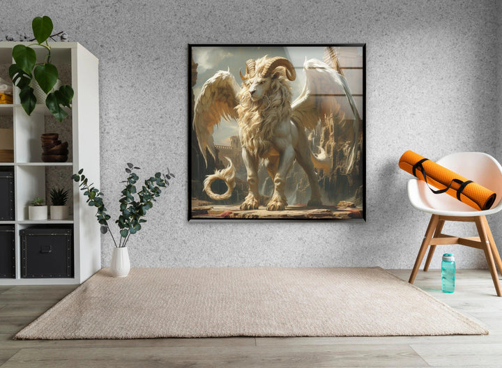 Chimera Glass Wall Art picture on glass wall art, photos printed on glass
