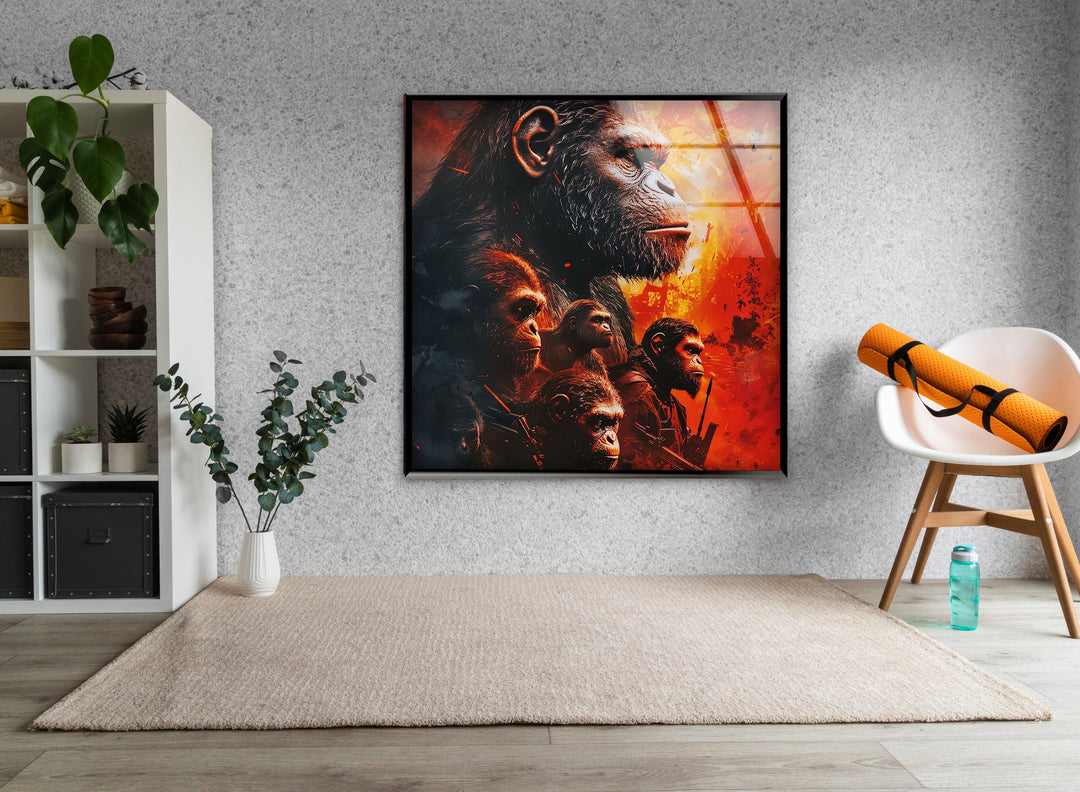 Kingdom of Planet of The Apes Glass Wall Art glass image printing, glass prints from photos
