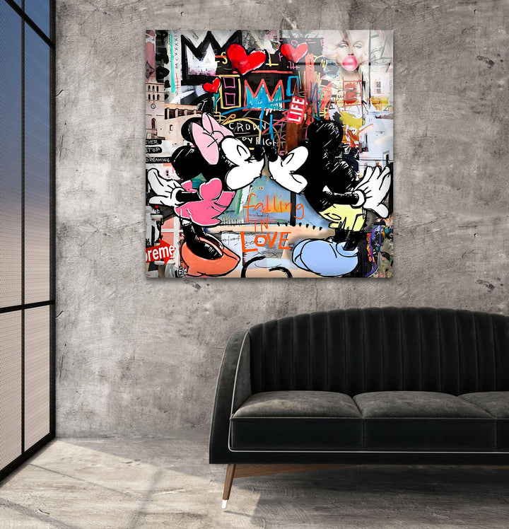 Business Character Glass Wall Art glass photo prints, glass picture prints
