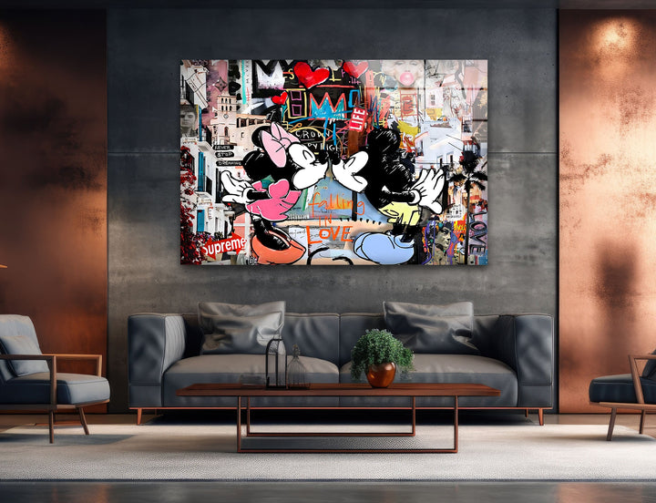 Business Character Glass Wall Art photo print on glass, prints on glass wall art
