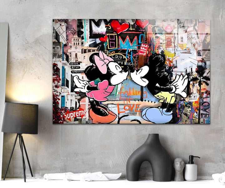 Business Character Glass Wall Art large glass photo prints, glass wall photos
