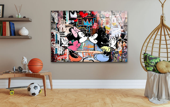 Business Character Glass Wall Art custom glass photo prints, large glass prints
