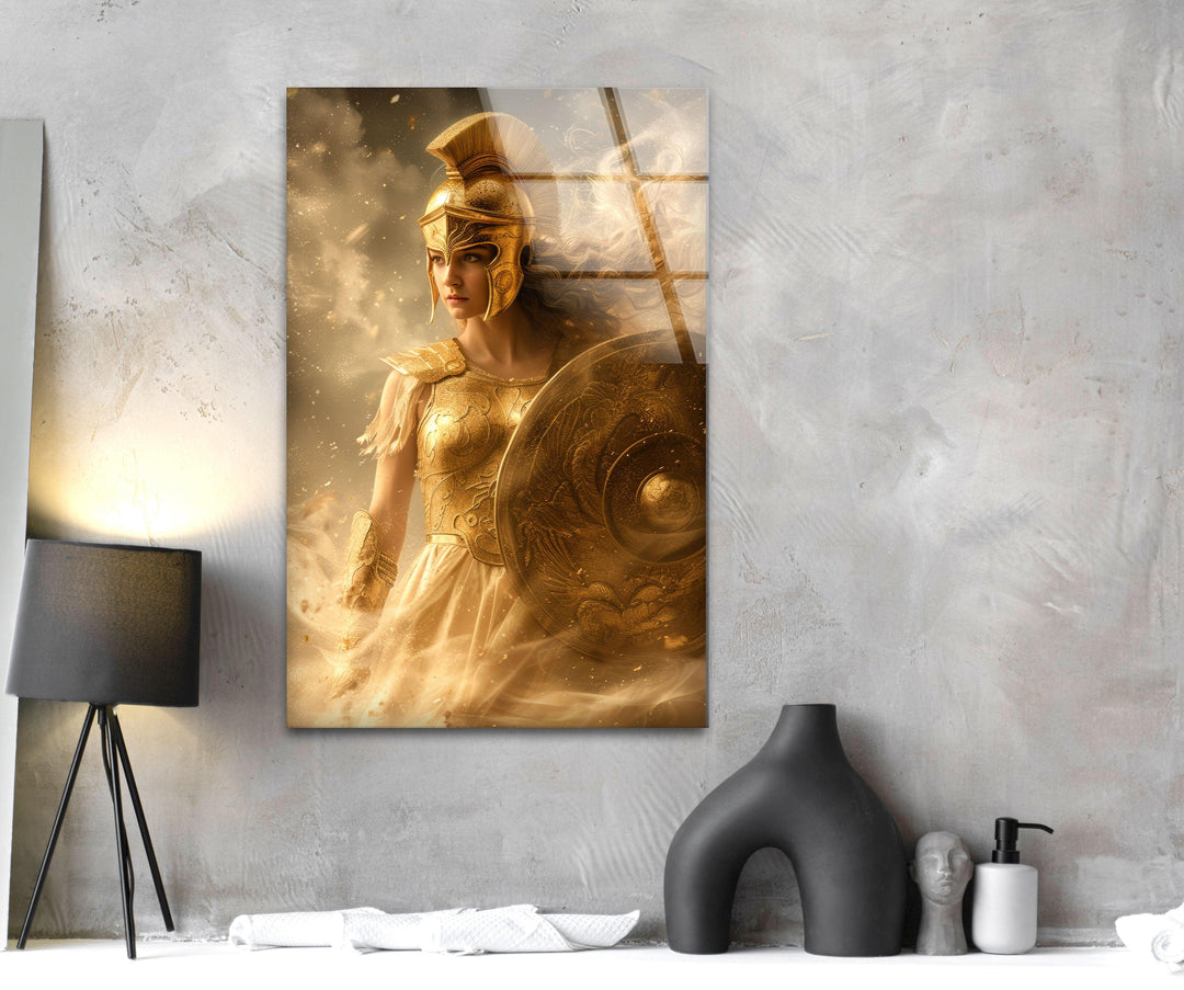 Lady Athena Glass Wall Art art glass wall art, glass wall art pictures
