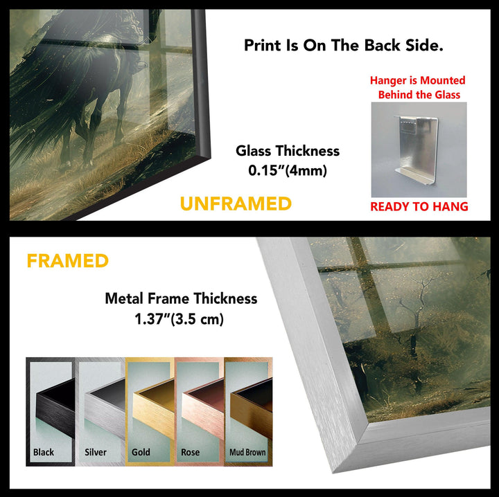 Lord of The Rings Nazgul Tempered Glass Wall Art - MyPhotoStation