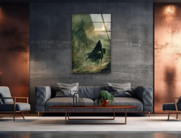 Lord of The Rings Nazgul Glass Wall Art picture on glass wall art, photos printed on glass
