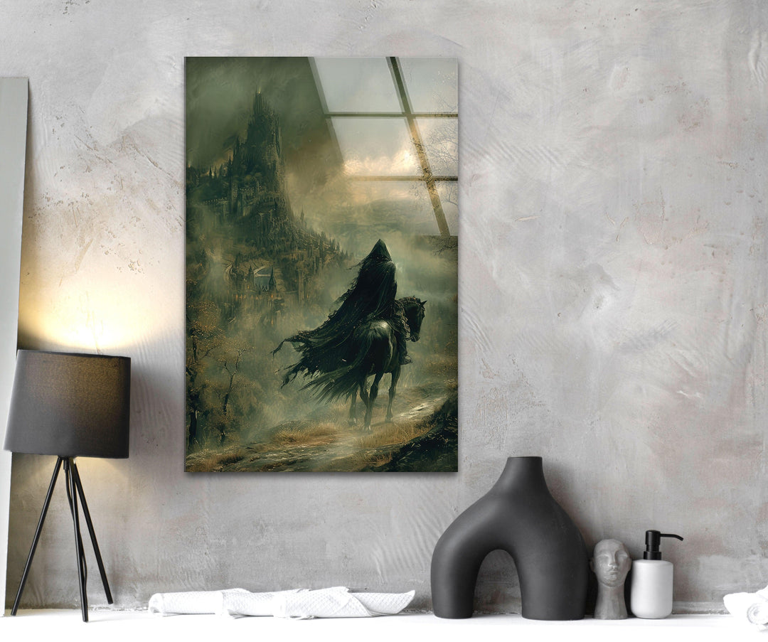 Lord of The Rings Nazgul Glass Wall Art glass pictures for Wall, glass prints wall art
