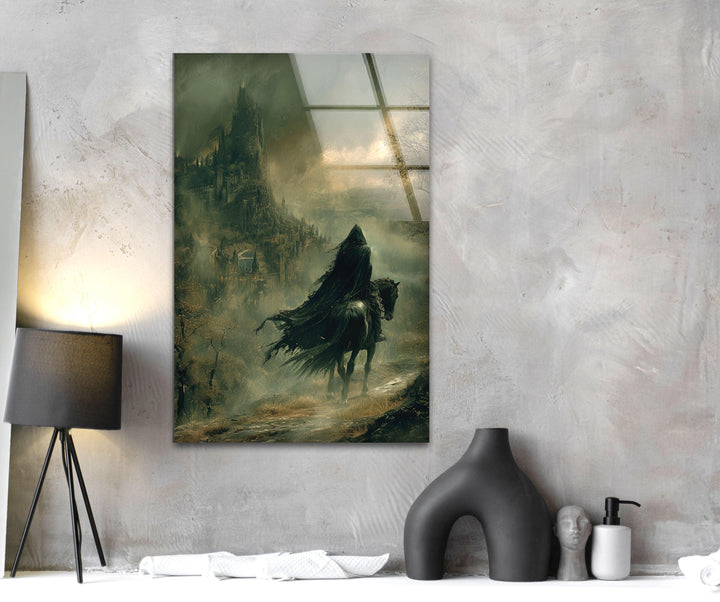 Lord of The Rings Nazgul Glass Wall Art glass pictures for Wall, glass prints wall art
