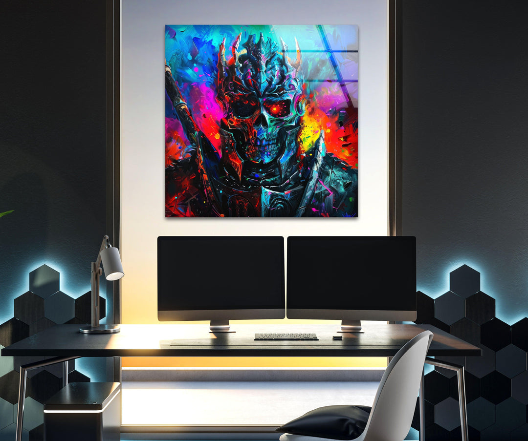 Lich King Glaswandkunst