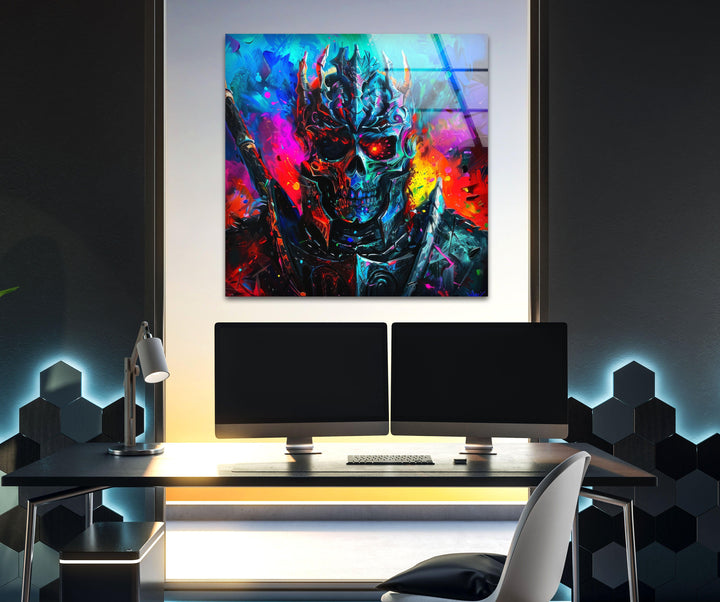 Lich King Glaswandkunst
