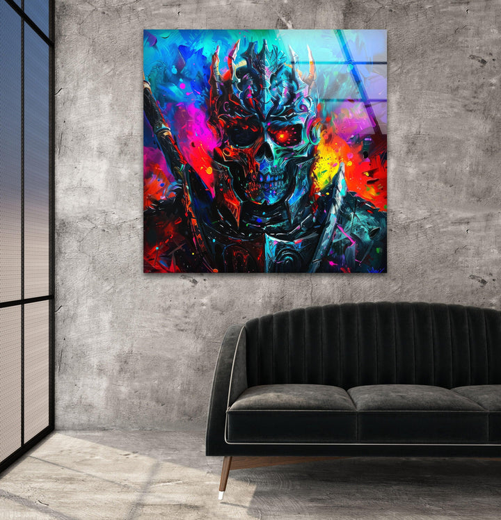 Lich King Glaswandkunst
