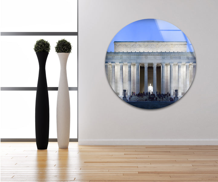 Lincoln Memorial Glaswandkunst – Beleuchtetes architektonisches Meisterwerk