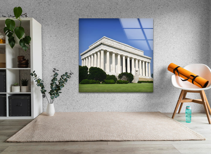 Lincoln Memorial Glaswandkunst – Klassisches architektonisches Wahrzeichen