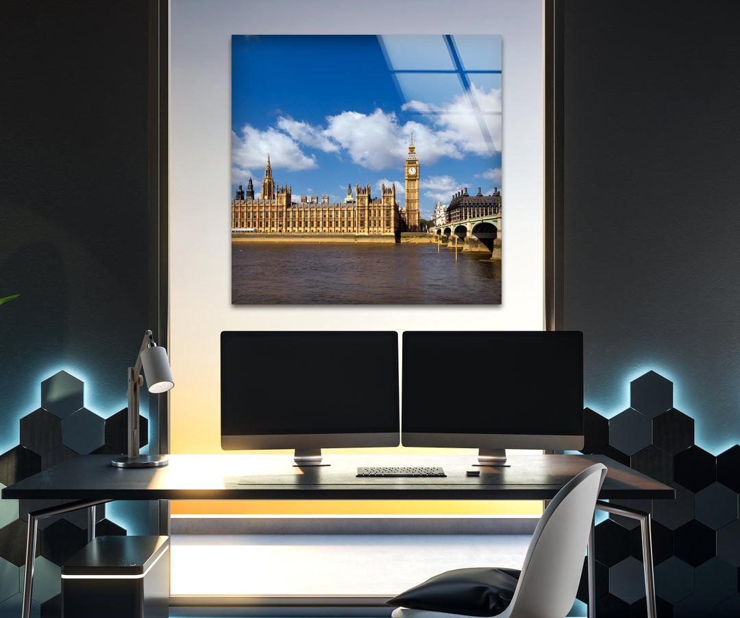 Big Ben &amp; Westminster Glaswandkunst – Kultiges Wahrzeichen Londons