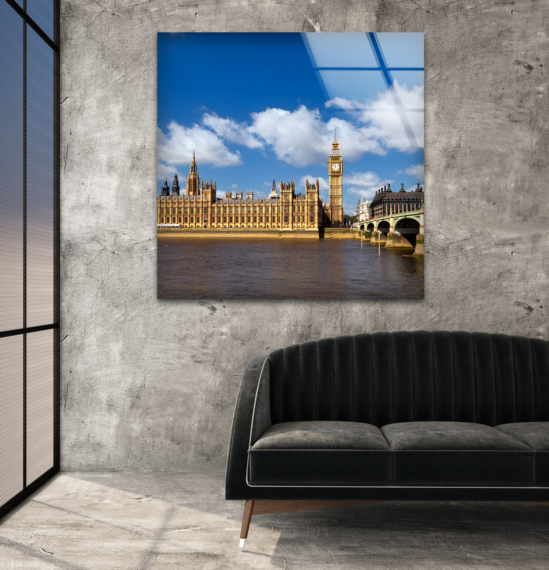 Big Ben &amp; Westminster Glaswandkunst – Kultiges Wahrzeichen Londons