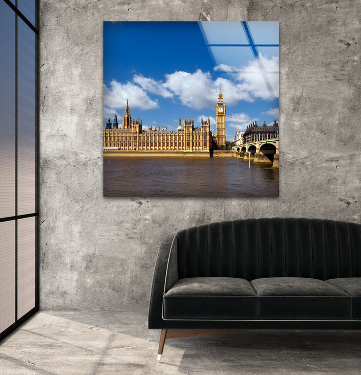 Big Ben &amp; Westminster Glaswandkunst – Kultiges Wahrzeichen Londons
