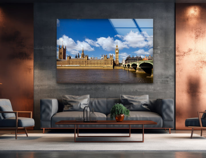 Big Ben &amp; Westminster Glaswandkunst – Kultiges Wahrzeichen Londons