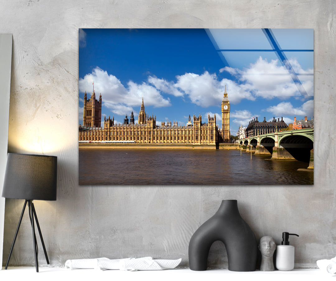 Big Ben &amp; Westminster Glaswandkunst – Kultiges Wahrzeichen Londons