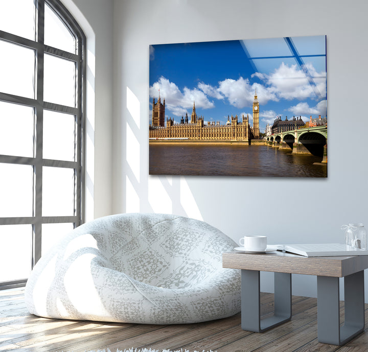 Big Ben &amp; Westminster Glaswandkunst – Kultiges Wahrzeichen Londons
