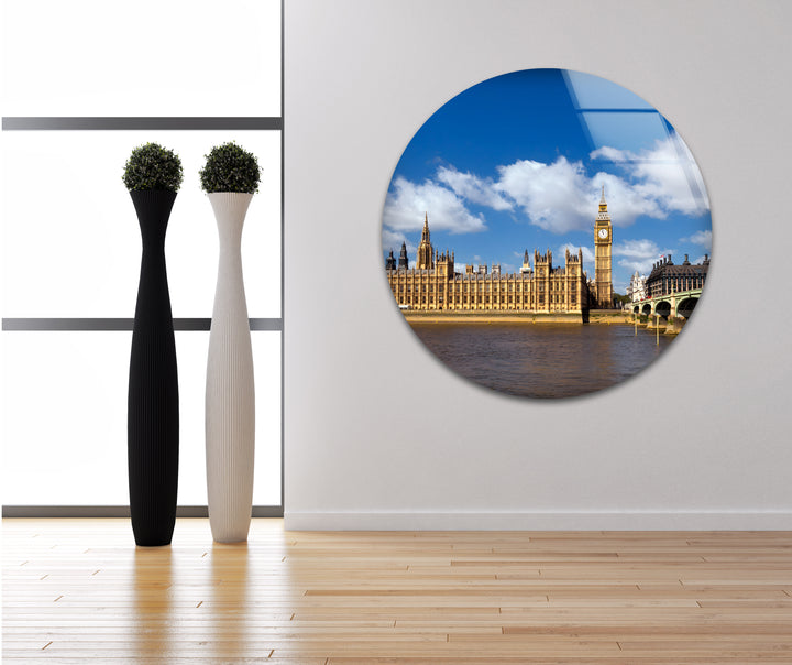 Big Ben &amp; Westminster Glaswandkunst – Kultiges Wahrzeichen Londons