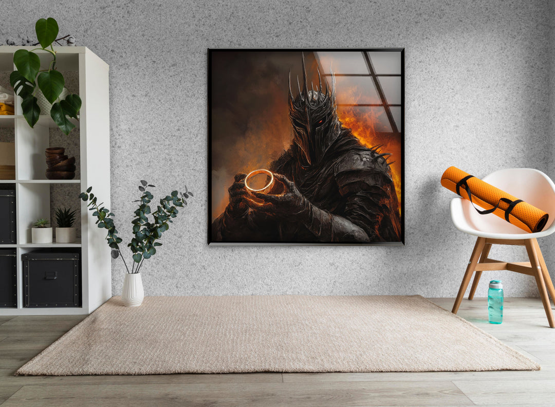 Lord Sauron LOTR Glass Wall Art glass photo prints, glass picture prints
