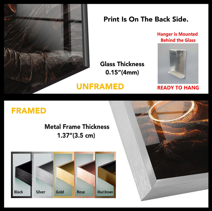 Lord Sauron LOTR Glass Wall Art