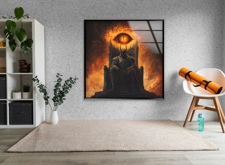 Lord of The Ring Eye of Sauron Glass Wall Art Glass Printing Wall Art, Print photos on glass
