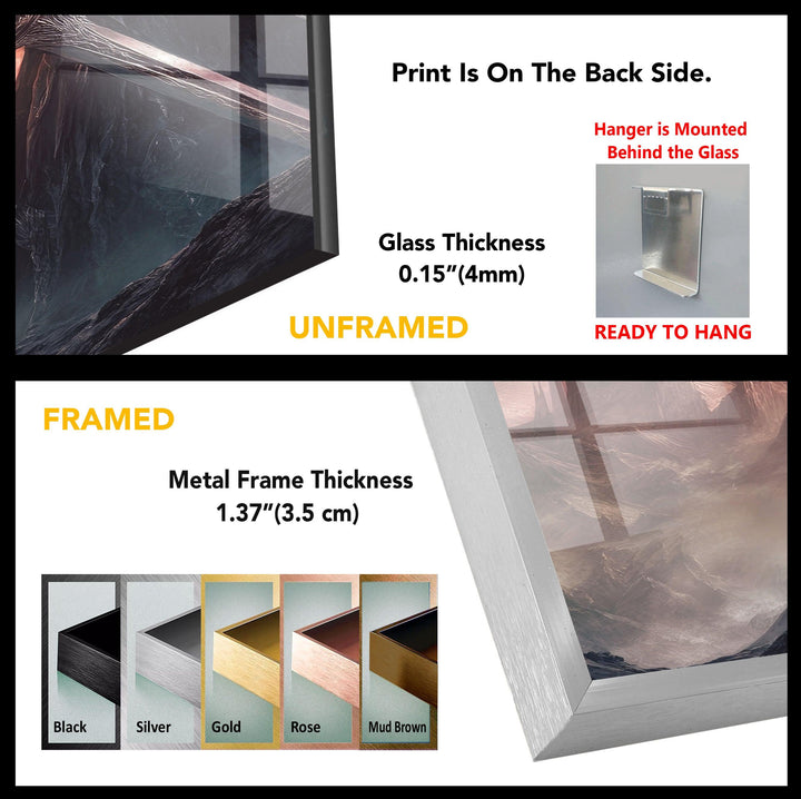 Lord of The Ring Sauron Glass Wall Art