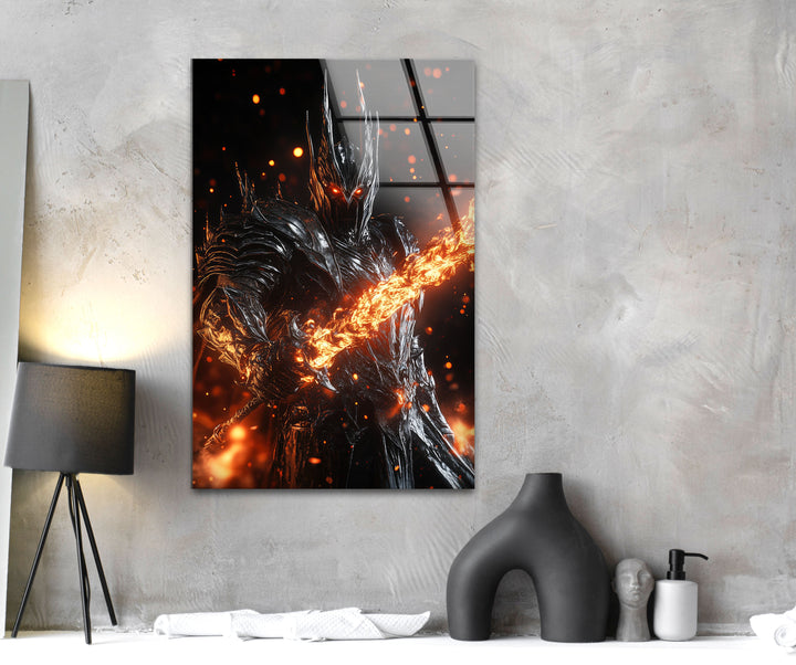 Lord of The Ring Lord Sauron Glass Wall Art large glass photo prints, glass wall photos

