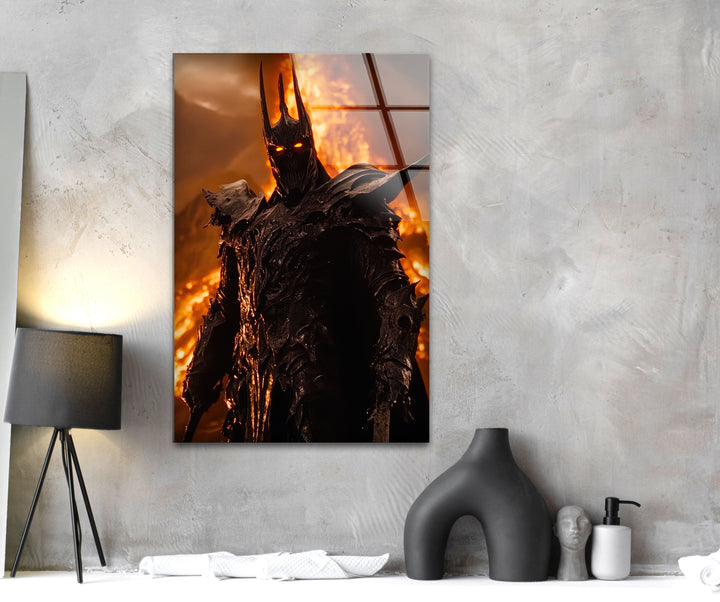 Lord Sauron Lord of The Ring Glass Wall Art large glass photo prints, glass wall photos
