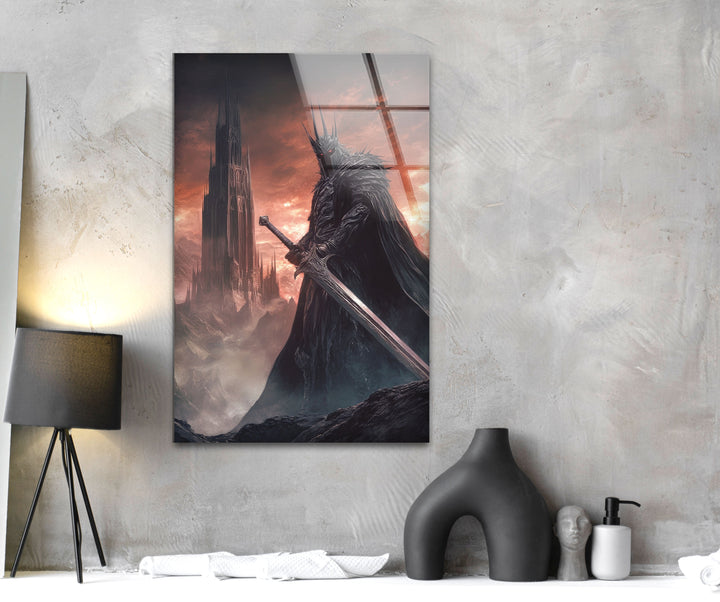 Lord of The Ring Sauron Glass Wall Art print on glass, glass printed photos
