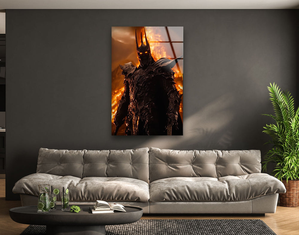 Lord Sauron Lord of The Ring Glass Wall Art glass image printing, glass prints from photos
