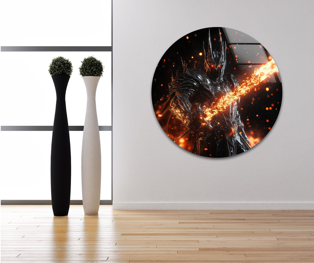 Lord of The Ring Lord Sauron Glass Wall Art print on glass, glass printed photos
