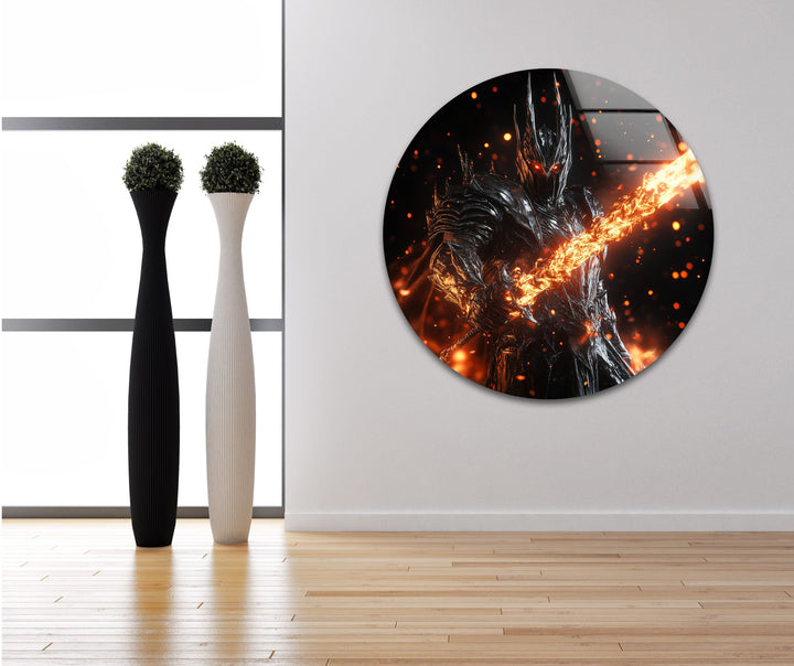 Lord of The Ring Lord Sauron Glass Wall Art print on glass, glass printed photos
