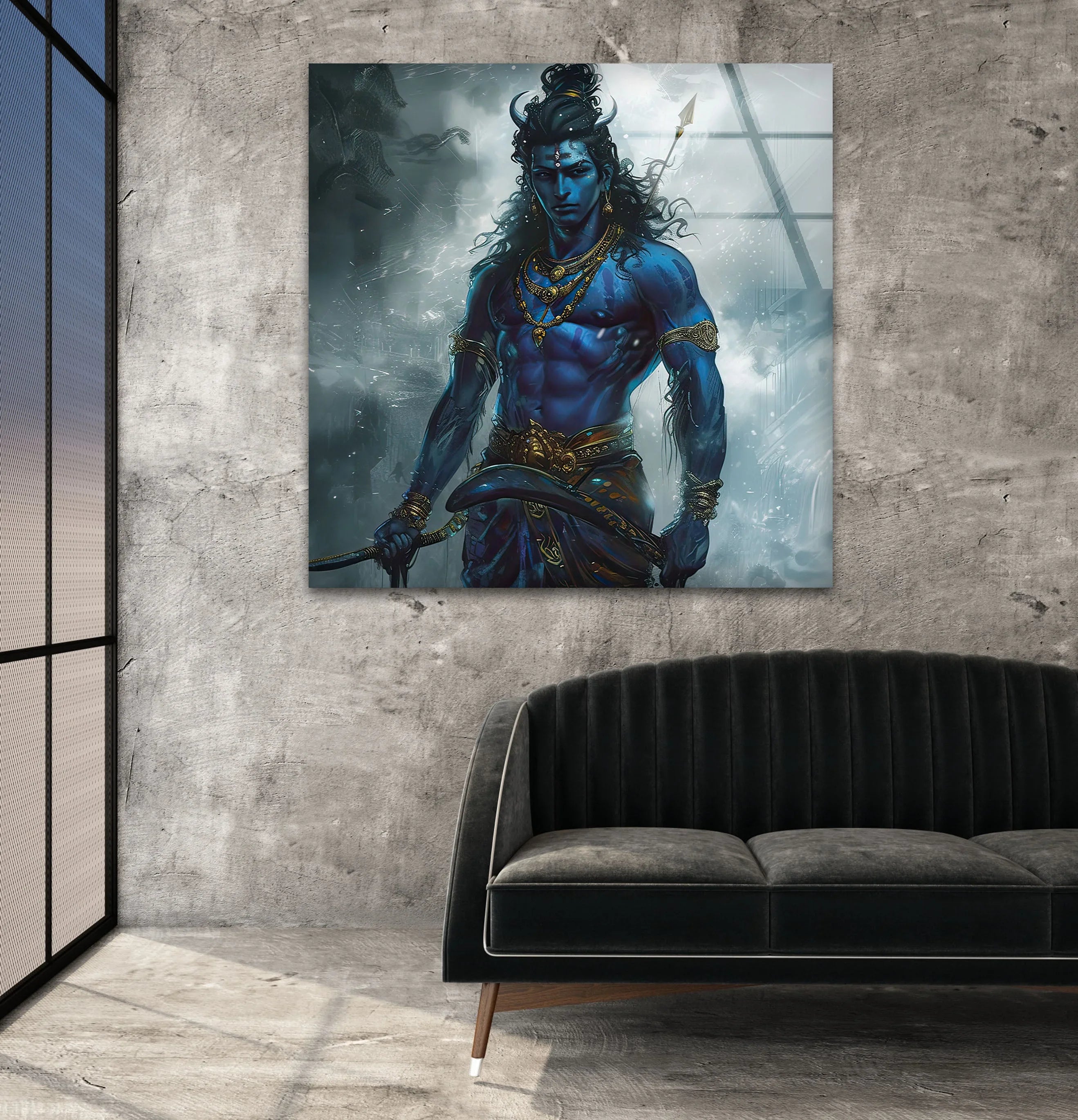 Lord Shiva Wall Art – Spiritual Decor – MyPhotoStation
