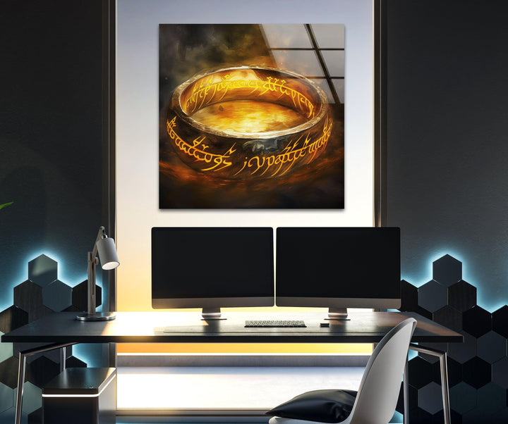 Lord of the Rings Tempered Glass Wall Decor for Homes