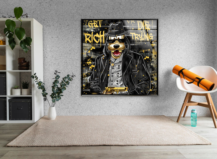 Lucky Gangster Glass Wall Art glass image printing, glass prints from photos
