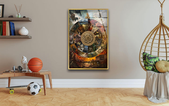 Lunar New Year Glass Photos for Wall Decor