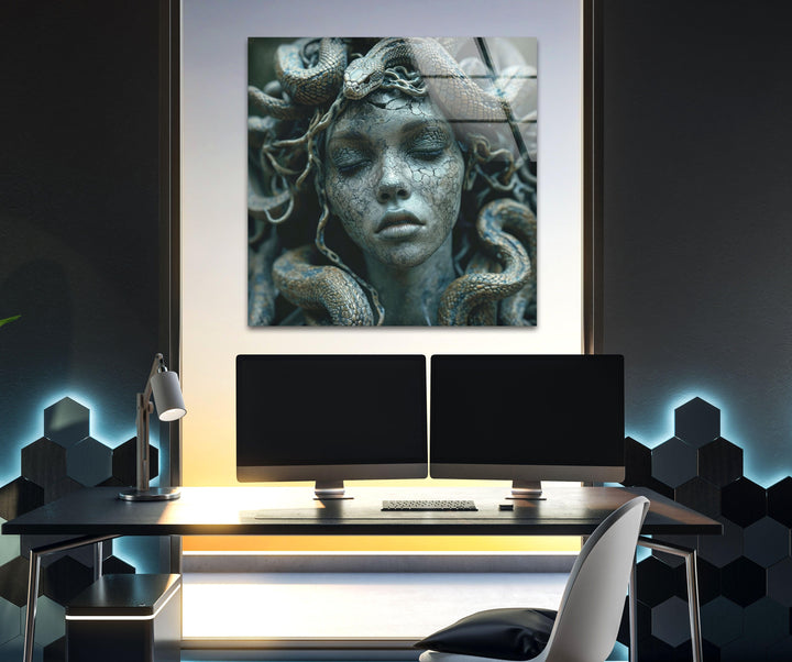 Medusa Tempered Glass Wall Art - MyPhotoStation