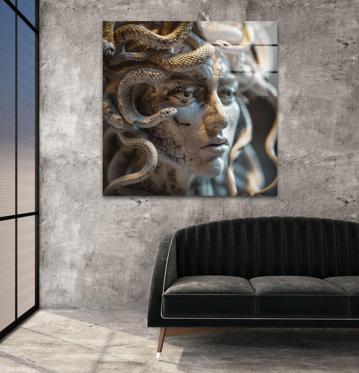 Medusa Glass Art