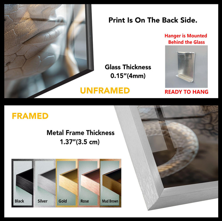 Medusa Tempered Glass Wall Art - MyPhotoStation